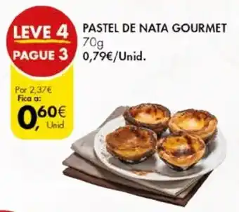 Pingo Doce PASTEL DE NATA GOURMET 70g promoção