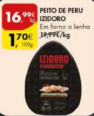 Pingo Doce PEITO DE PERU IZIDORO 100g promoção