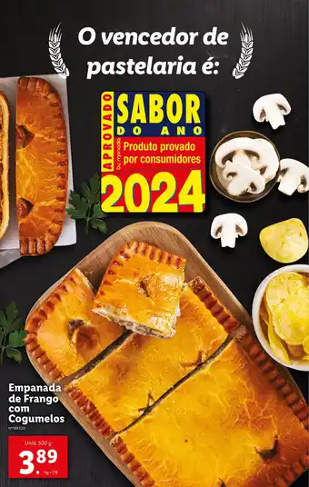 Empanada de Frango com Cogumelos