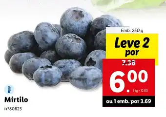 Lidl Mirtilo Emb. 250 g promoção