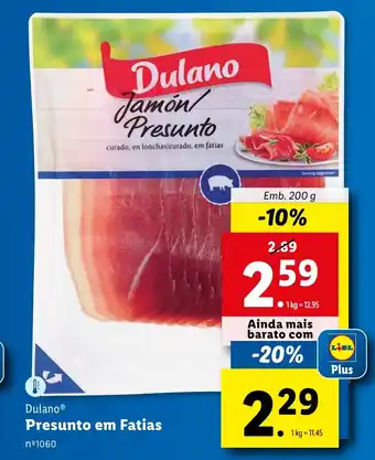 Dulano Presunto em Fatias Emb. 200 g