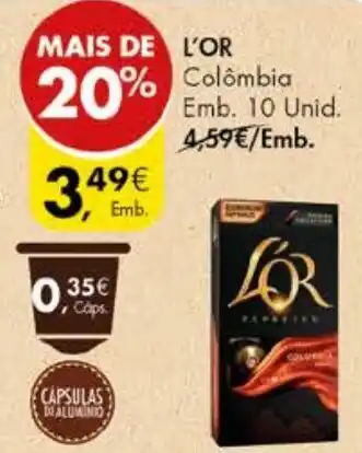 Pingo Doce L'OR Emb. 10 Unid. promoção