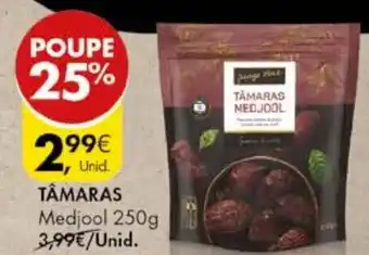 Pingo Doce TÂMARAS Medjool 250g promoção