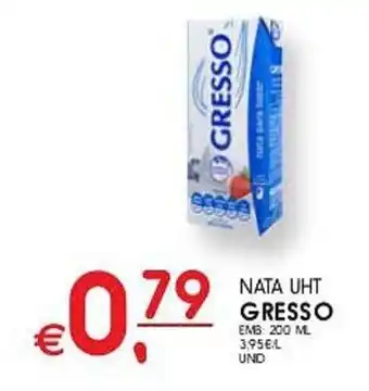 Meu Super NATA UHT GRESSO EMB: 200 ML promoção
