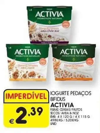 Meu Super IOGURTE PEDAÇOS BIFIDUS ACTIVIA promoção
