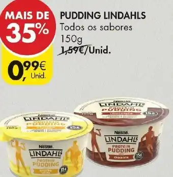 Pingo Doce Pudding Lindahls 150g promoção