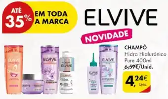 Pingo Doce CHAMPÔ Hidra Hialurónico Pure 400ml promoção
