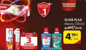 Pingo Doce ELIXIR PLAX Menta 500ml promoção