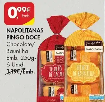 Pingo Doce Napolitanas Pingo Doce 250g promoção
