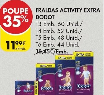 Fraldas Activity Extra Dodot