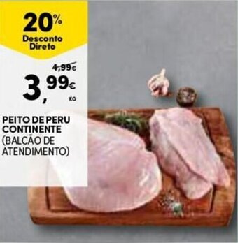 Continente Peito de Peru Continente promoção