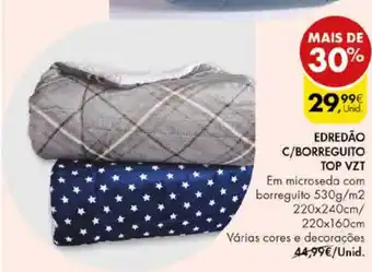 Pingo Doce EDREDÃO C/BORREGUITO TOP VZT promoção