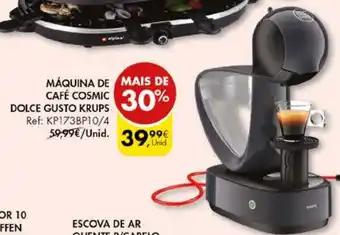 Pingo Doce MÁQUINA DE MAIS DE CAFÉ COSMIC DOLCE GUSTO KRUPS Ref: KP173BP10/4 promoção