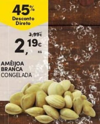 Continente Amêijoa Branca promoção