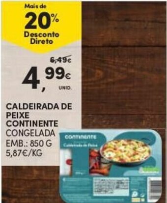 Continente Caldeirada de Peixe Continente 850g promoção