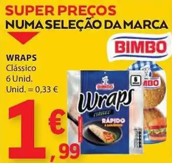 E.Leclerc WRAPS Clássico 6 Unid. promoção