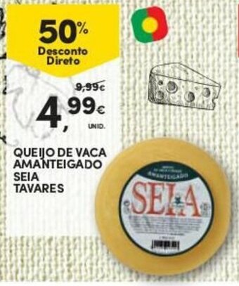 Continente Queijo de Vaca Amanteigado Seia Tavares promoção
