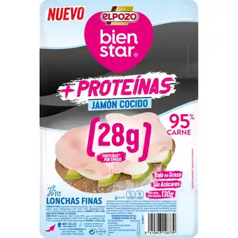 Continente Fiambre da perna extra fatiado +proteína promoção