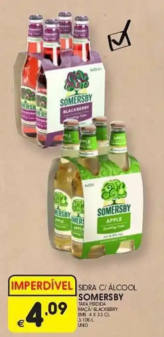 Meu Super SIDRA C/ ÁLCOOL SOMERSBY promoção