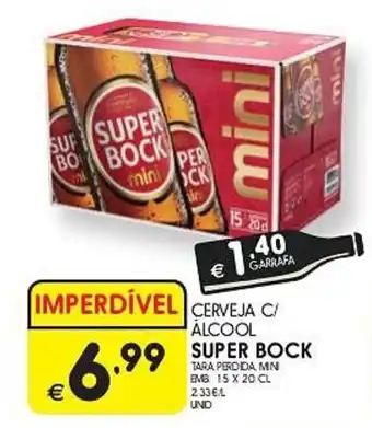 Meu Super CERVEJA C/ ALCOOL SUPER BOCK promoção