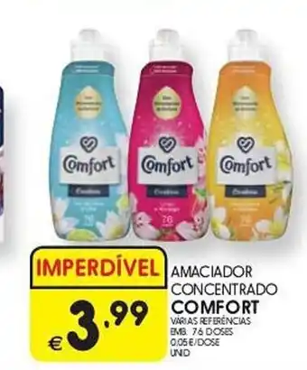 Meu Super AMACIADOR CONCENTRADO COMFORT 76 DOSES promoção