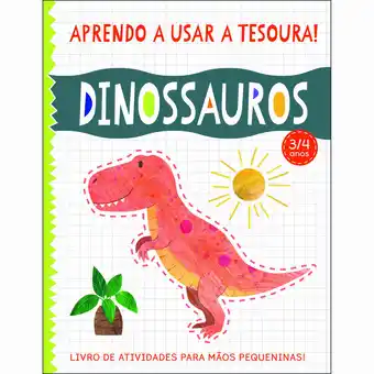 Continente Aprendo a usar a tesoura! - dinossauros promoção