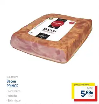 Makro Bacon PRIMOR promoção