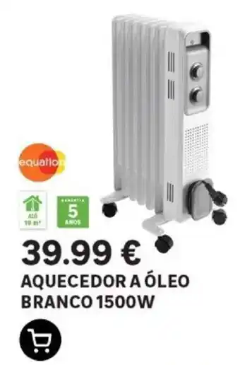 AQUECEDOR A ÓLEO BRANCO 1500W