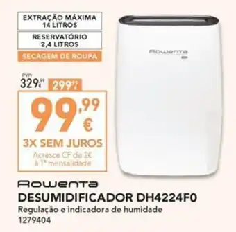 Radio Popular Rowenta DESUMIDIFICADOR DH4224F0 promoção
