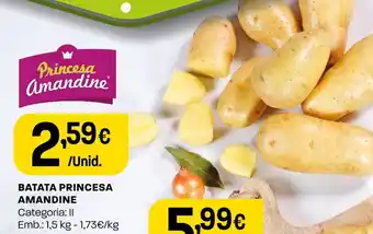 Intermarché BATATA PRINCESA AMANDINE promoção