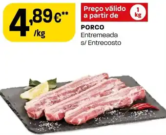 Intermarché PORCO Entremeada s/ Entrecosto promoção