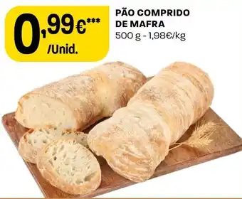 Intermarché PÃO COMPRIDO DE MAFRA 500g promoção