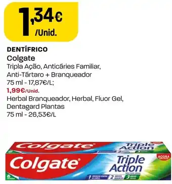 Intermarché DENTÍFRICO Colgate promoção