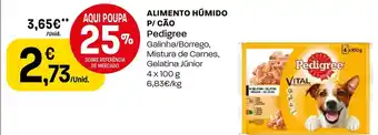 Intermarché ALIMENTO HÚMIDO P/ CÃO Pedigree promoção