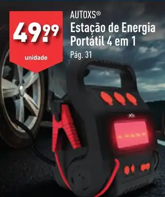 ALDI AUTOXS Estação de Energia Portátil 4 em 1 promoção