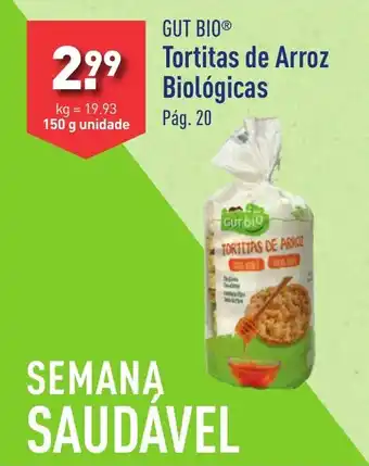 ALDI GUT BIO Tortitas de Arroz Biológicas promoção