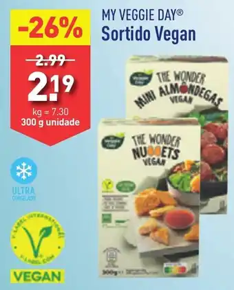 ALDI MY VEGGIE DAY Sortido Vegan 300g promoção