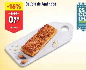 ALDI Delícia de Amêndoa unidade promoção