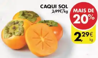 Pingo Doce Caqui Sol promoção