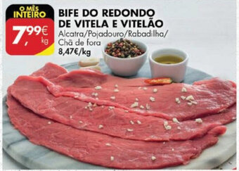 Pingo Doce Bife do Redondo de Vitela e Vitelão promoção