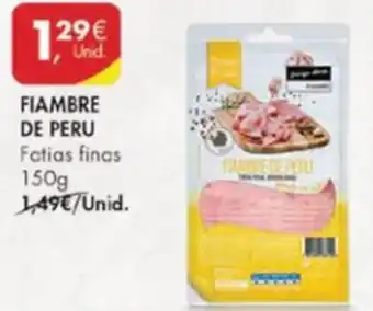 Pingo Doce Fiambre de Peru 150g promoção