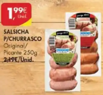Pingo Doce Salsicha P/Churasco 250g promoção
