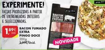 Pingo Doce Bacon Fumado Extra Pingo Doce 200g promoção