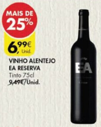 Pingo Doce Vinho Alentejo ea Reserva 75cl promoção