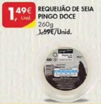 Pingo Doce Requieijão de Seia Pingo Doce 260g promoção