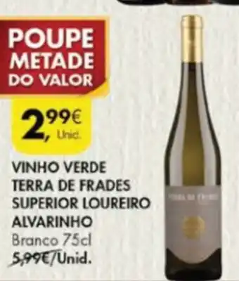 Vinho Verde Terra de Frades Superior Loureiro Alvarinho 75cl