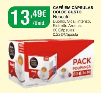 Intermarché Café Cápsulas Dolce Gusto Nescafé promoção