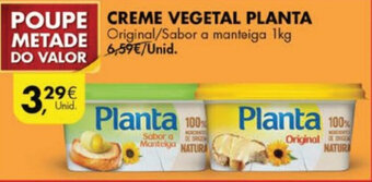 Pingo Doce Creme Vegetal Planta 1kg promoção