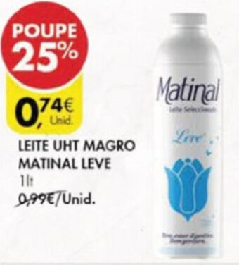 Leite UHT Magro Matinal Leve 1lt