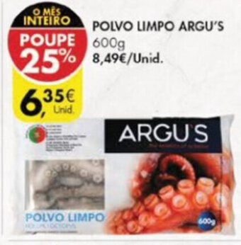 Pingo Doce Polvo Limpo Argu's 600g promoção